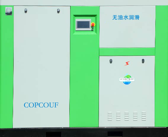 在使用過程中，如何正確操作無油水潤滑空壓機以確保安全和性能？